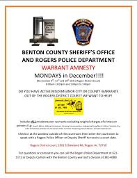 Do You Have Active Misdemeanor Warrants Rogers Police Department Facebook