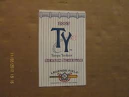 The new york yankees are an american professional baseball team based in the new york city borough of the bronx. Tampa Yankees Vintage Circa 2007 Logo Baseball Pocket Schedule Ebay