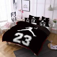 Black 23 Jordan Bedding Set Price 15 00 Free Shipping Hashtag3 In 2020 Sports Bedding Boys Duvet Cover Bedroom Bedding Sets