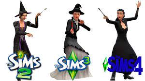 Speak to a sage in magic hq. Sims 2 Vs Sims 3 Vs Sims 4 Witch Spellcaster Youtube