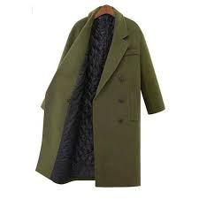Yoins Guilted Duster Coat In Green Olive Coat Olive Green Coat Army Green Coat