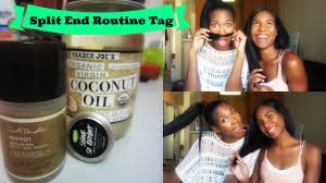 Apply to the ends of your hair. Split End Hair Routine Relaxed Hair Youtube