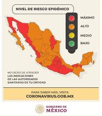 La vigencia del semáforo comenzará a aplicarse desde este lunes 14. Covid Semaforo Mapa Discover Baja Travel Club