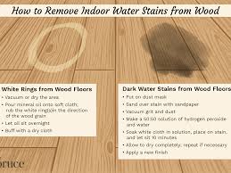 With a cloth, rub the mixture over the white stain. How To Remove Indoor Water Stains From Wood