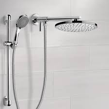 Remer DSH02 By Nameek's Galiano Dual Shower Head Set With 2-Way Diverter Shower  Head Arm and Sliding Rail - TheBathOutlet