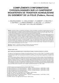 Ajouté dans world of warcraft : Pdf Complements D Informations Chronologiques Sur Le Campement Mousterien De Tradition Acheuleenne Du Gisement De La Folie Poitiers Vienne
