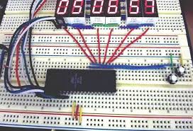 Digital Clock Avr Project Was Designed Around The Atmega16 The Project Could Have Utilized Another Microcontroll Seven Segment Display Digital Clocks Digital