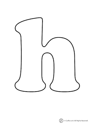 Color the letter j coloring page. Lowercase Bubble Letter H Woo Jr Kids Activities