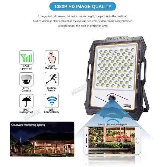 400w ALLTOP Solar Camera Flood Light Wifi Waterproof Ip65 Cctv Outdoor Led Macire – Power • Machinery • Water Solutions | Inspired Living