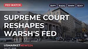 Supreme Court & ECB Shape Warsh's Fed Future | June 27, 2026 - YouTube