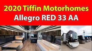 The used 2016 tiffin allegro red 33aa is offered at cad $236,433.55. 2020 Tiffin Motorhomes Allegro Red 33 Aa 2019 Grapevine Outdoor Rv Show 4k Uhd Youtube