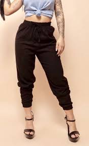 Look Calça Jeans Com Elastico Na Perna Calca Jogger Linho R 79 99 Looks Com Calca Moletom Look Com Calca Calca Jeans Com Elastico