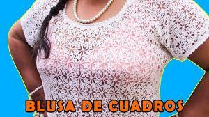 Blusas en crochet,blusas modernas de crochet,blusas tejidas a gancho,blusas de puntos de abanicos en crochet, blusas de piñas en crochet,blusas a la moda. Punto A Crochet Para Blusa De Cuadros Facil De Hacer Crochet Black Crochet Dress Crochet Dress