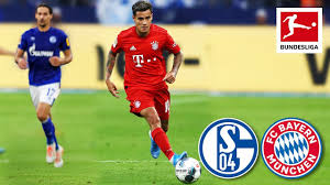 A thomas muller header put bayern in front before lewandowski fired in from a tight angle as he scored for the eighth league game in a row. Coutinho S First Match For Bayern Fc Schalke 04 Vs Fc Bayern Munchen I 0 3 I Highlights Youtube