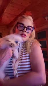 Video of A Woman Holding A Puppy