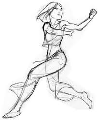 Martial Arts Anime Character Design Martial Character Art Sketches Drawings Art Poses