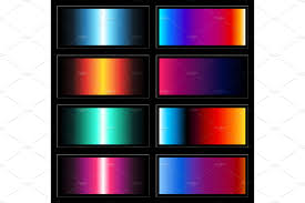 More images for neon futuristic color palette » Set Of Futuristic Neon Gradients Pre Designed Vector Graphics Creative Market