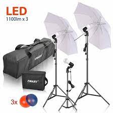 Studio Led Photography Umbrella Lighting Kit Umbrella Lights Photography Led Photo Lights Umbrella Photography