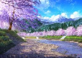 Anime Original Cherry Blossom River Wallpaper In 2020 Anime Scenery Wallpaper Anime Scenery Anime Backgrounds Wallpapers