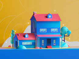 Sweet home 3d is an interior design application that helps you to quickly draw the floor plan of your house, arrange furniture on it, and visit the results in 3d. 3d House Designs Themes Templates And Downloadable Graphic Elements On Dribbble