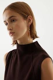 COS Recycled Glass Drop Earrings