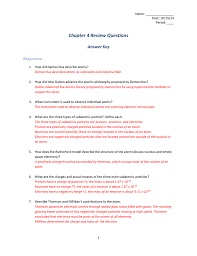 Back to 50 atomic structure worksheet answer key. Chapter 4 Review Questions Answer Key