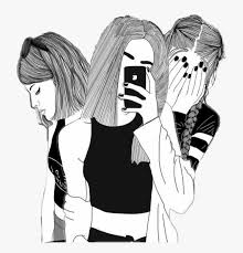 Best best friend coloring pages for girls from bff coloring pages for girls best friend chibi stencils.source image: Bff 3 Best Friends Drawing Boys