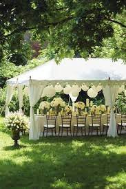 An outdoor fall wedding can be so charming, mysterious and sweet! Gorgeous For A Small Wedding In Your Back Garden With Lovely Lanterns Wedding Tent Decorations Marquee Decoration Tent Decorations