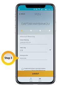 Mudah, tidak perlu bersusah ke kaunter pembayaran. Registrasi Maybank2u