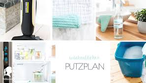 Nun ist ein putzplan eines mehrfamilienhauses vor dem amtsgericht gelandet. Putzplan Mein Wochentlicher Plan Fur Ein Sauberes Zuhause Relleomein