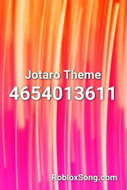 Just copy your favorite song code and enjoy them in the game. Jotaro Theme Roblox Id Roblox Music Codes Roblox Thriller Songs
