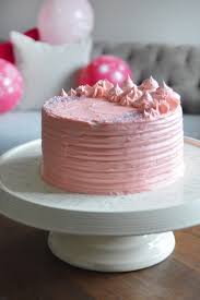 This simple treat is vanilla cake layered with whipped cream and strawberries, topped with buttercream, with sprinkles surrounding a large number 1. Basic Birthday Cake Briana S Kitchen
