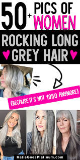 Why isn't my hair turning gray as i get older? Long Gray Hair Is Gorgeous At Any Age 50 Photos That Prove It Long Hair Older Women Long Gray Hair Grey Hair Inspiration