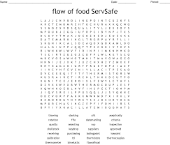 servsafe puzzle chapter 4 word search wordmint