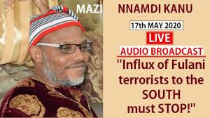 A statement credited to mazi rich israel has said that ipob leader mazi nnamdi kanu handed himself to the nigerian authorities and was not arrested, igberetv reports. Nnamdi Kanu Live Audio Broadcast 17th May 2020 Youtube