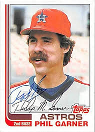 Phil Garner autographed Baseball Card (Houston Astros) 1982 Topps #683