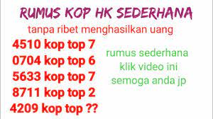 Rumus Jitu Kop Hk Masih Lurus Jaminan Youtube