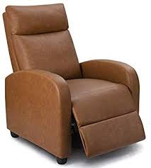Amazon Com Homall Recliner Chair Padded Seat Pu Leather For Living Room Single Sofa Recliner Modern Reclin In 2020 Modern Recliner Recliner Chair Home Theater Seating