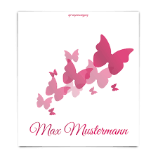 Schmetterlinge gehören im frühling einfach dazu. Pop Up Tischkarten Zur Hochzeit Geburtstag Schmetterlinge In Rosa