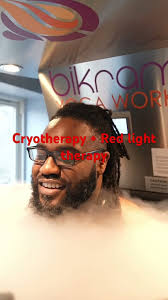 Bodybuilder & DRIP’T instructor Collin Wright cryotherapy & red light  therapy @ DRIPT Lounge