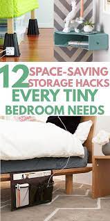 12 Super Easy Bedroom Organization Ideas To Save Tons Of Space Small Bedroom Organization Bedroom Organization Diy Organization Bedroom
