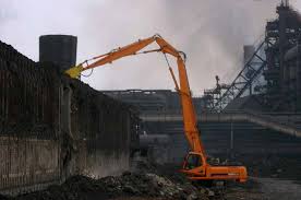 High Reach Demolition Fronts First Square
