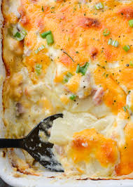 Always made entirely from scratch, it was one of the few recipes my dad. Scalloped Potatoes With Ham