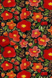 Discover more pattern, _pattern and floral vector download for free! Colorful Fabrics Digitally Printed By Spoonflower Dark Floral Watercolor Red Poppy Flower Watercolor Red Dark Floral Floral Watercolor