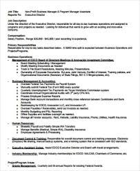 In this role you will work side by side with the director helping with all daily. Free 9 Sample Business Manager Job Descriptions In Ms Word Pdf
