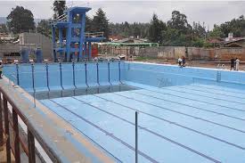 An olympic sized swimming pool is 50 meters long, and at least eight lanes wide. Addisfortune The Largest English Weekly In Ethiopia