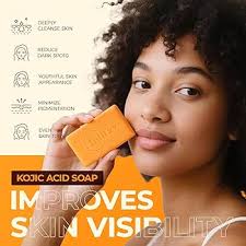 Amazon.com : Inlifay Turmeric Kojic Acid Soap: Dark Spot Soap for Face Body 