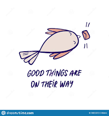 Dove Brings Good News Illustration Hand Drawn Vector Doodle With Bird Holding Letter And Motivational Positive Quote Good News Stock Vector Illustration Of Good Hope 146912213