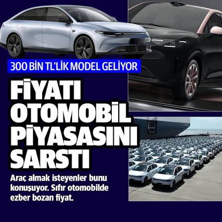 330 Bin TL'lik Otomobil Geliyor: Bu Fiyatı Neden Konuşuyoruz?