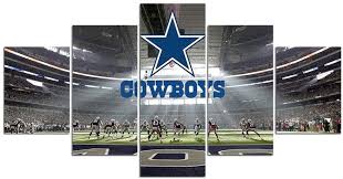 From the signature shape of the roof and its opening above the field to the ring of honor, we wanted to maintain many of the signature. Amazon Com Cowboys Stadium Wall Art Pictures Wall Decor 5 Panel Canvas Prints Sports Football Poster Frame Painting Dining Room Home Bedroom Decorations Artwork Ready To Hang 60 Wx32 H Home Kitchen